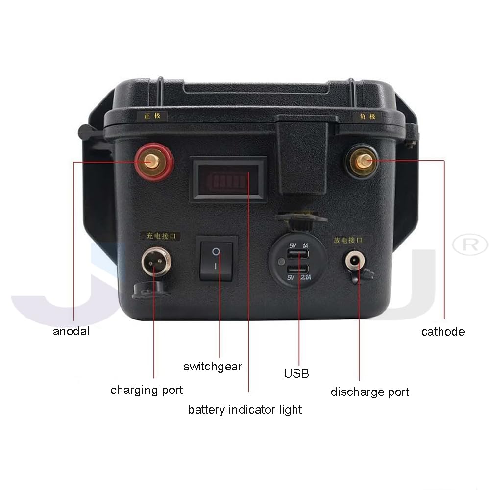 Batterie al Litio per propulsori da Esterno da 12V 60Ah 80Ah 100Ah 120Ah 150Ah 200Ah per Barche da Pesca elettriche/eliche per propulsione Marina con Caricabatterie