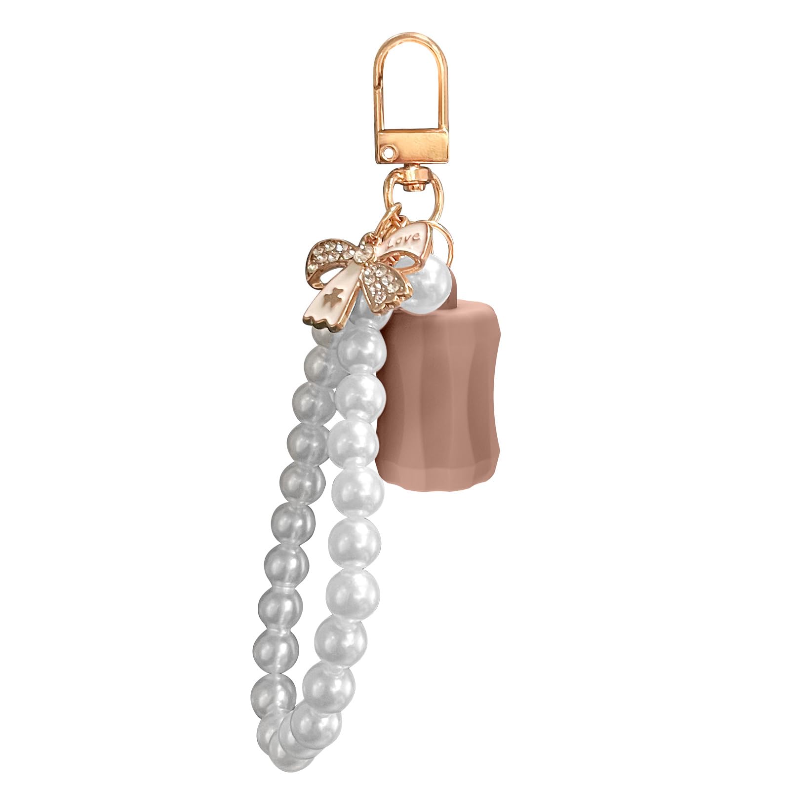 Reusable Key Chain Lip Balm Clip, Silicone Cap Lip Balm Keychain for Outdoor Activities and Commuting No Tools to Use Portable Clip