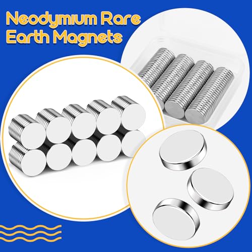 Image of 100 Pcs Strong Neodymium Magnets, 15x2mm Small Magnes Rare Earth Magnet for Crafts, DIY
