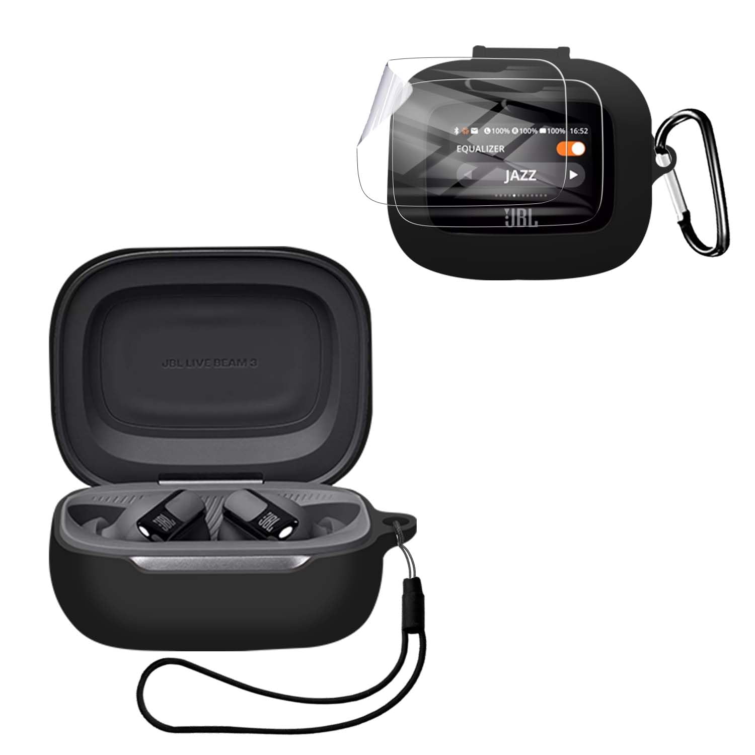 Amazon | For JBL LIVE BUDS 3 / JBL LIVE BEAM3 用 ケース カバー 
