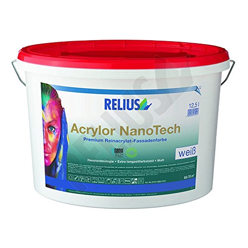 Preisvergleich Produktbild Relius Acrylor NanoTech weiß 12.5 Liter