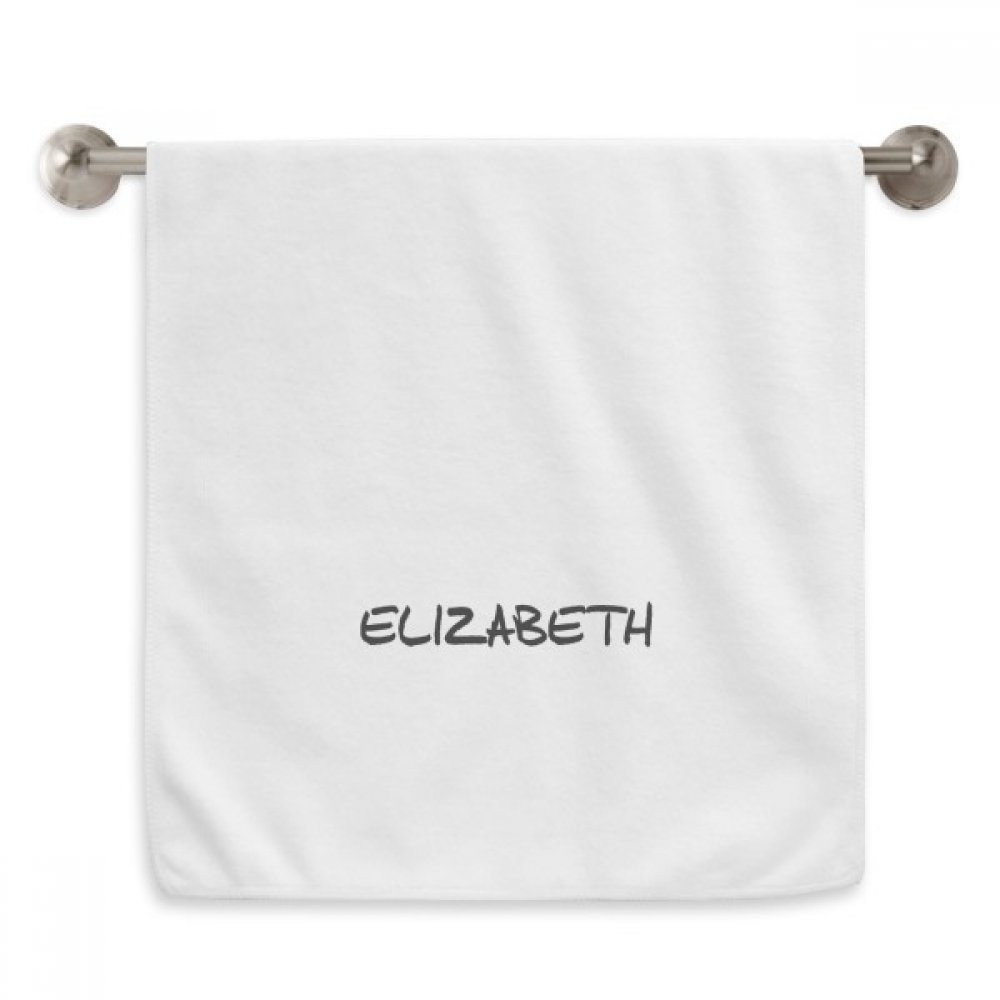 Serviette l'écriture Anglais Elizabeth écriture elfique 33x73