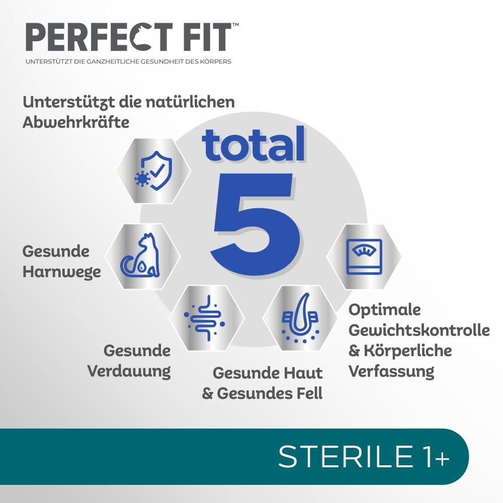 PERFECT FIT Sterile Adult Trockenfutter für Katzen 7 kg Huhn