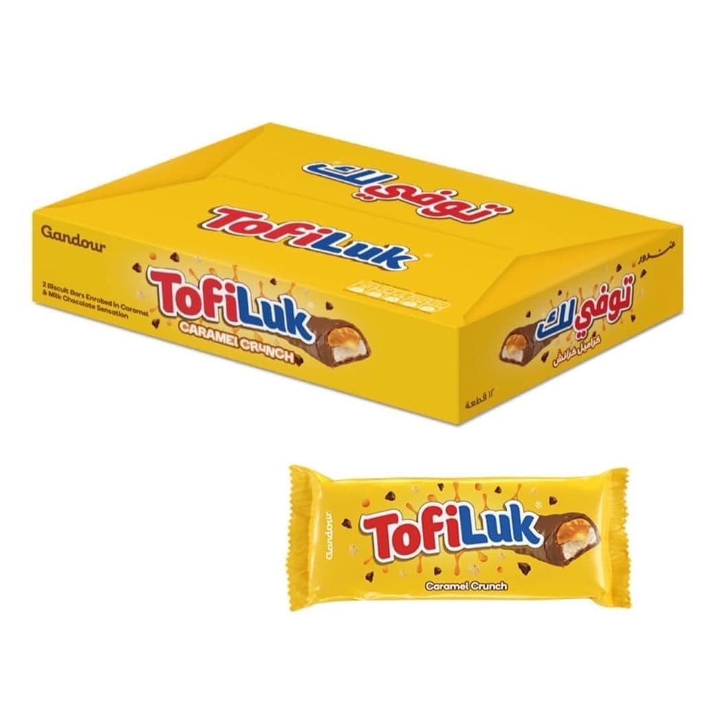 See full amazon price history chart for Gandour Tofiluk Caramel Crunch Bars Enrobed In Caramel and Milk Chocolate Sensation (12 X 33g) Gandour Tofiluk Caramel Crunch Bars Enrobed In Caramel and Milk Chocolate Sensation (12 X 33g) (B0D12JLMS7) Amazon Price History, Amazon Price Tracker
