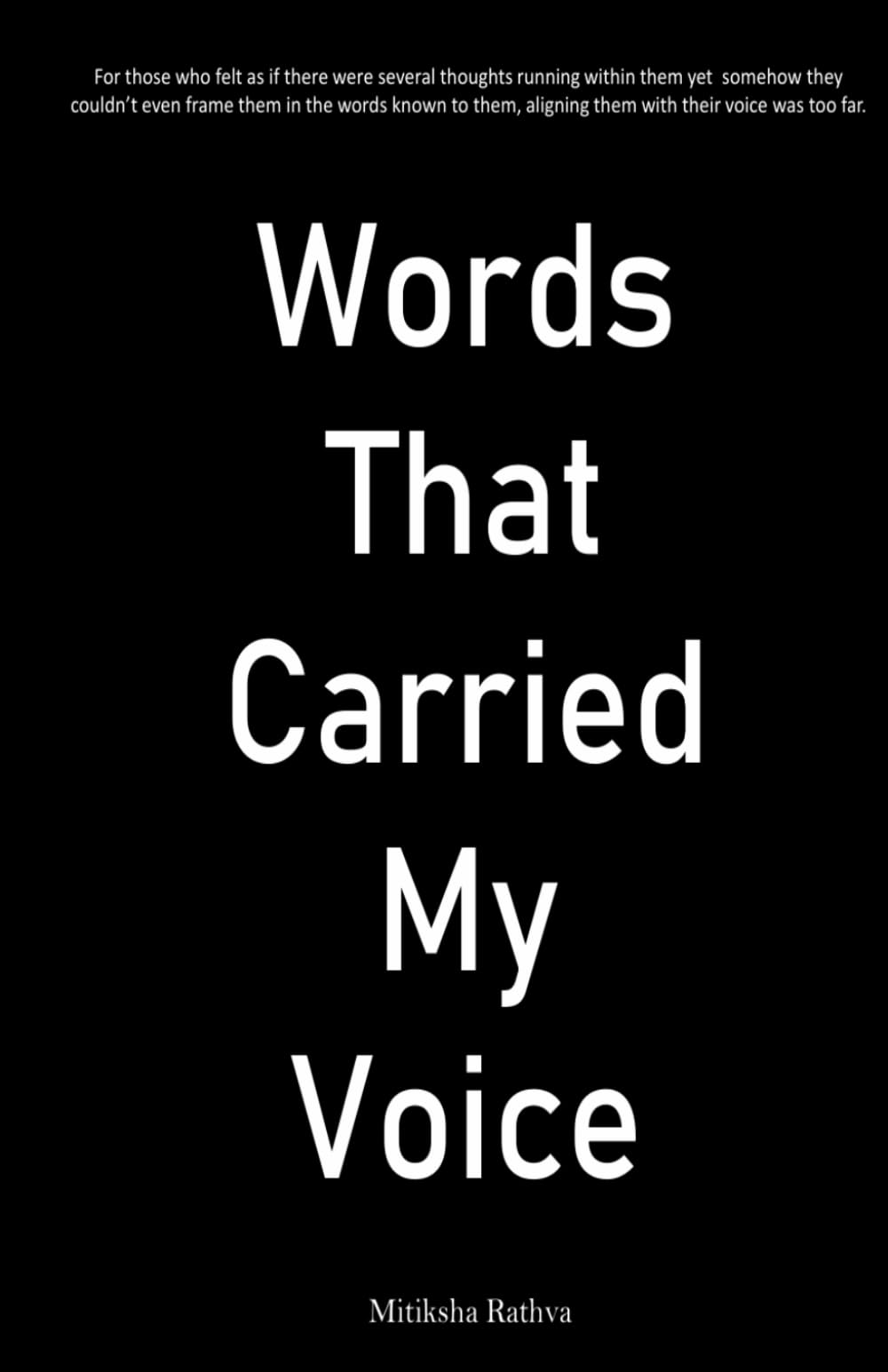Words That Carried My Voice