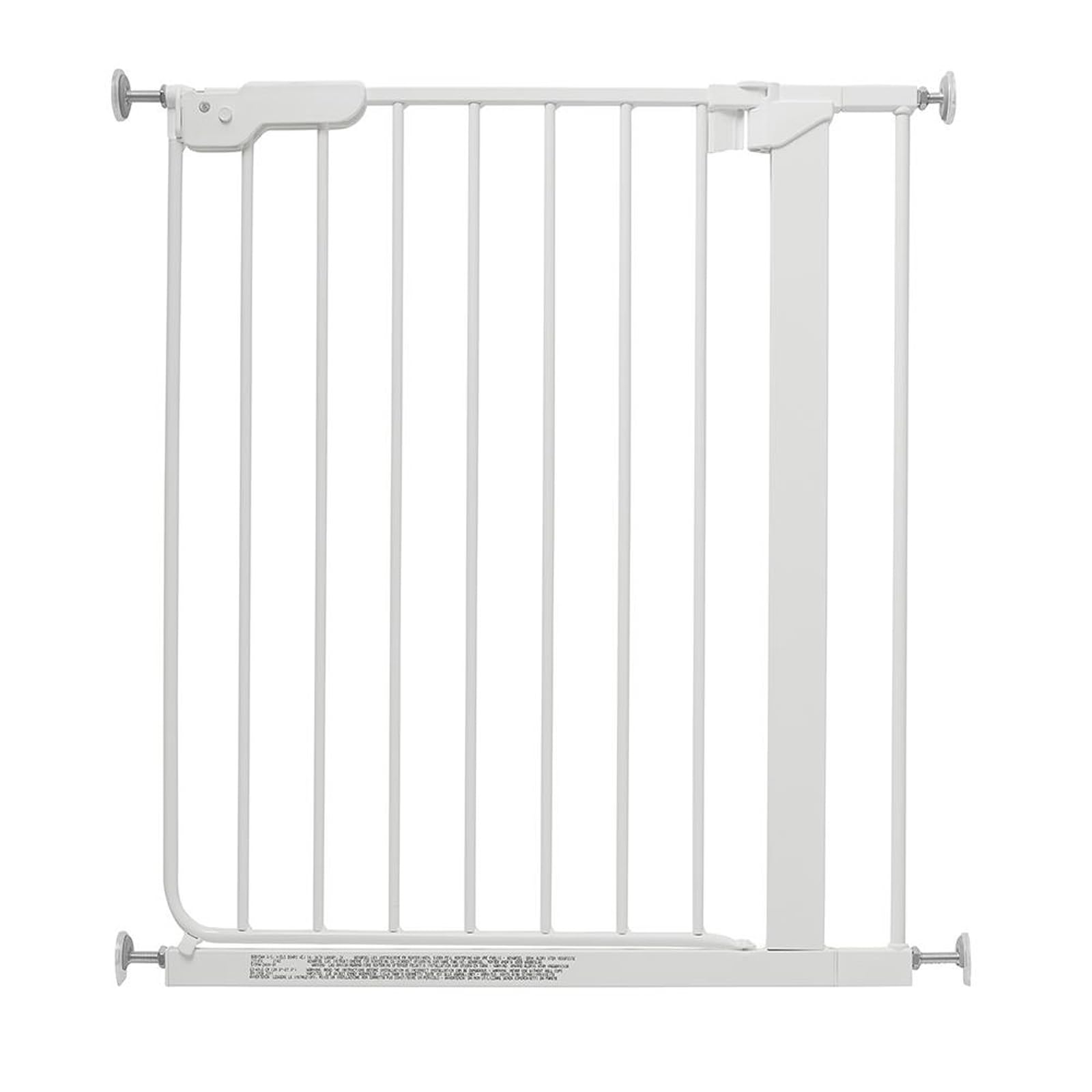 Safetots White Super Narrow Baby Gate, 66.5Cm - 74Cm, Child Safety Barrier, Stair Gate For Toddler