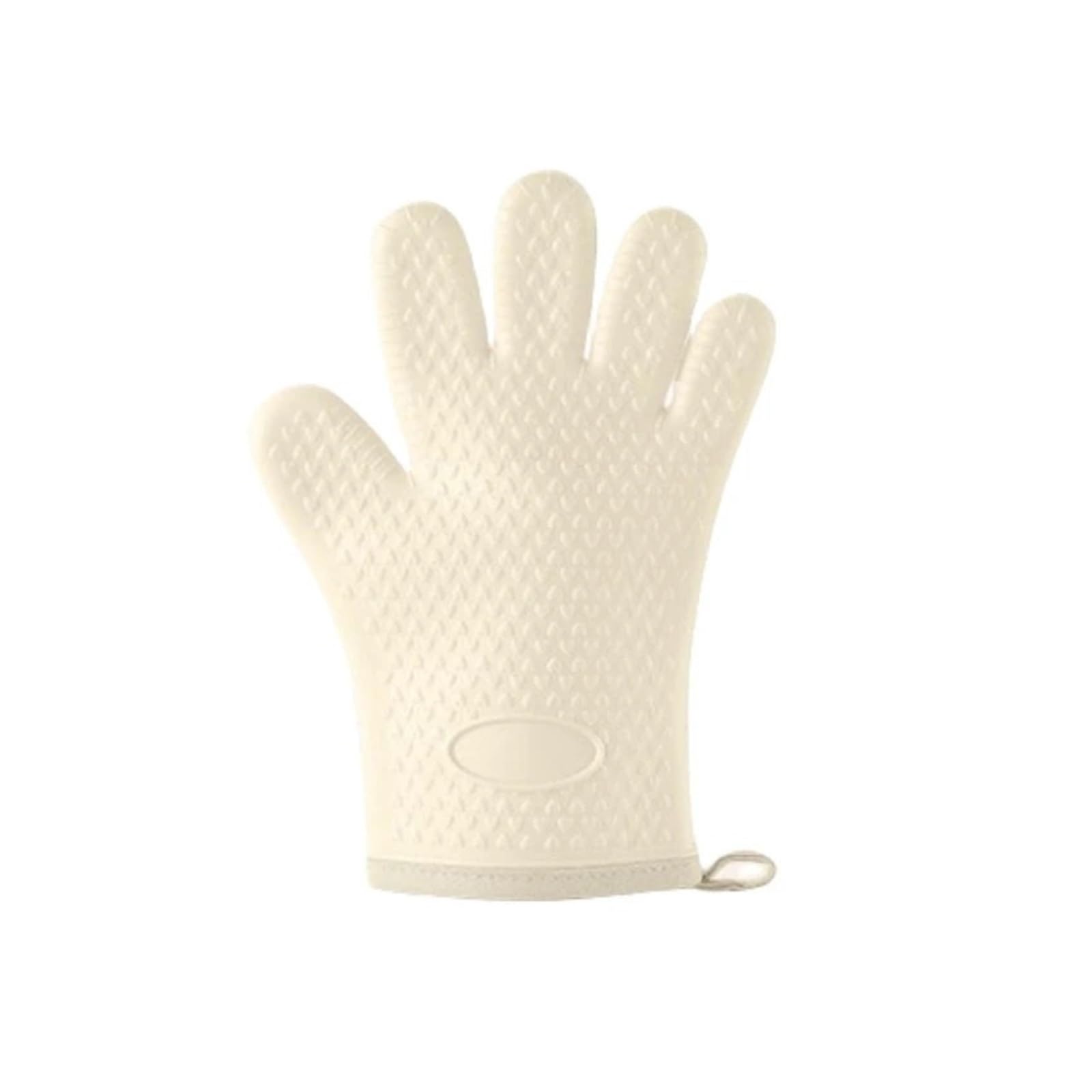 Gants De Four Lot de 1 ou 2 Gants Cuisine épais en Silicone résistants à la Chaleur, imperméables et antidérapants for Four Micro-Ondes(White-2pcs)
