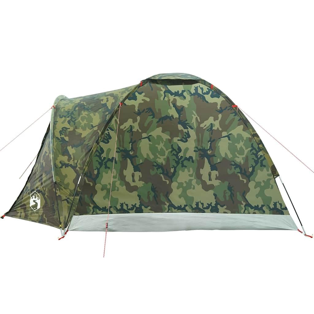 Tienda de pesca plegable para 2 personas con patrón de camuflaje impermeable y fácil de montar