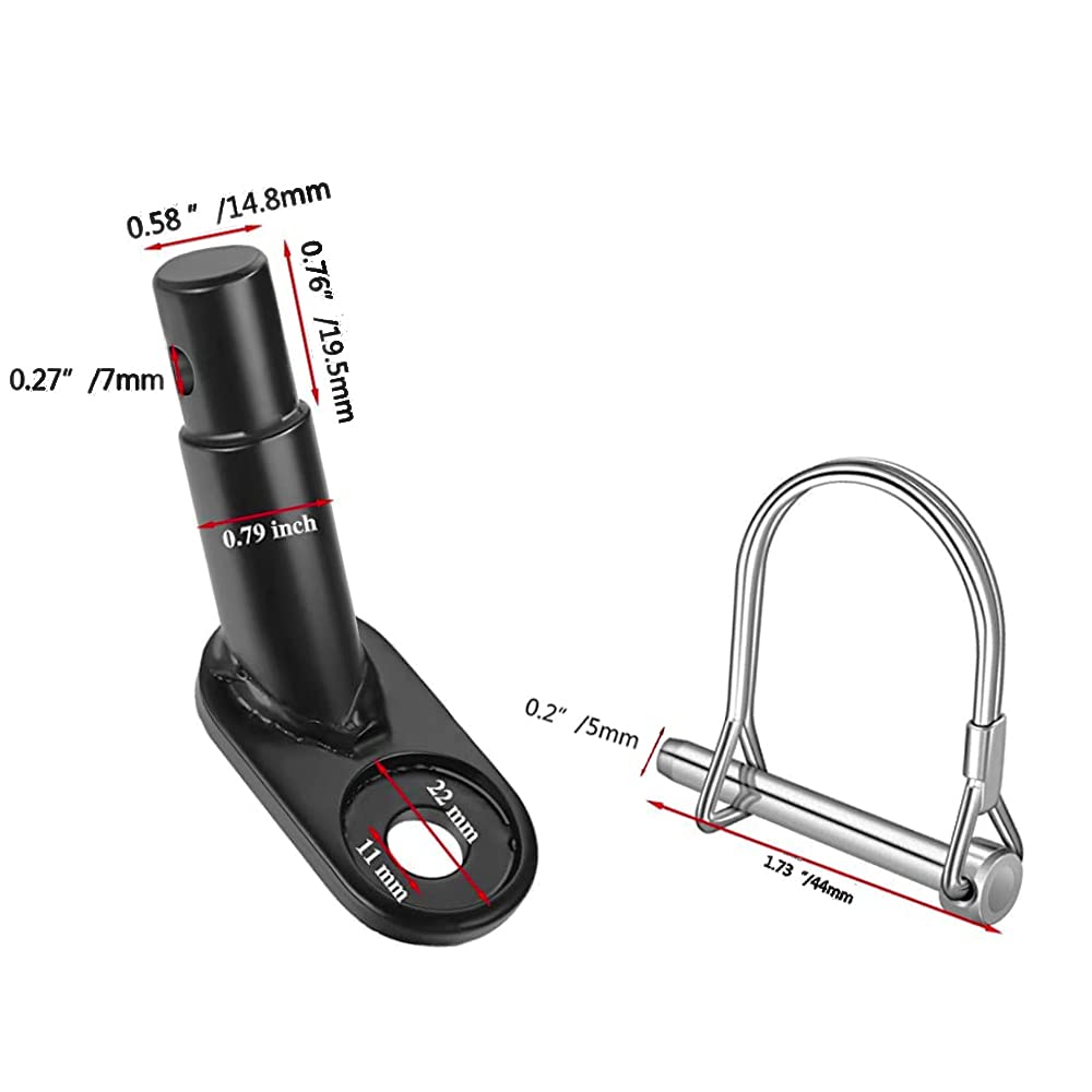 Attelage Universel Pour Remorque De Vélo - Connecteur En Acier, Facile à Installer, Pour Remorques Enfants Ou Cargo