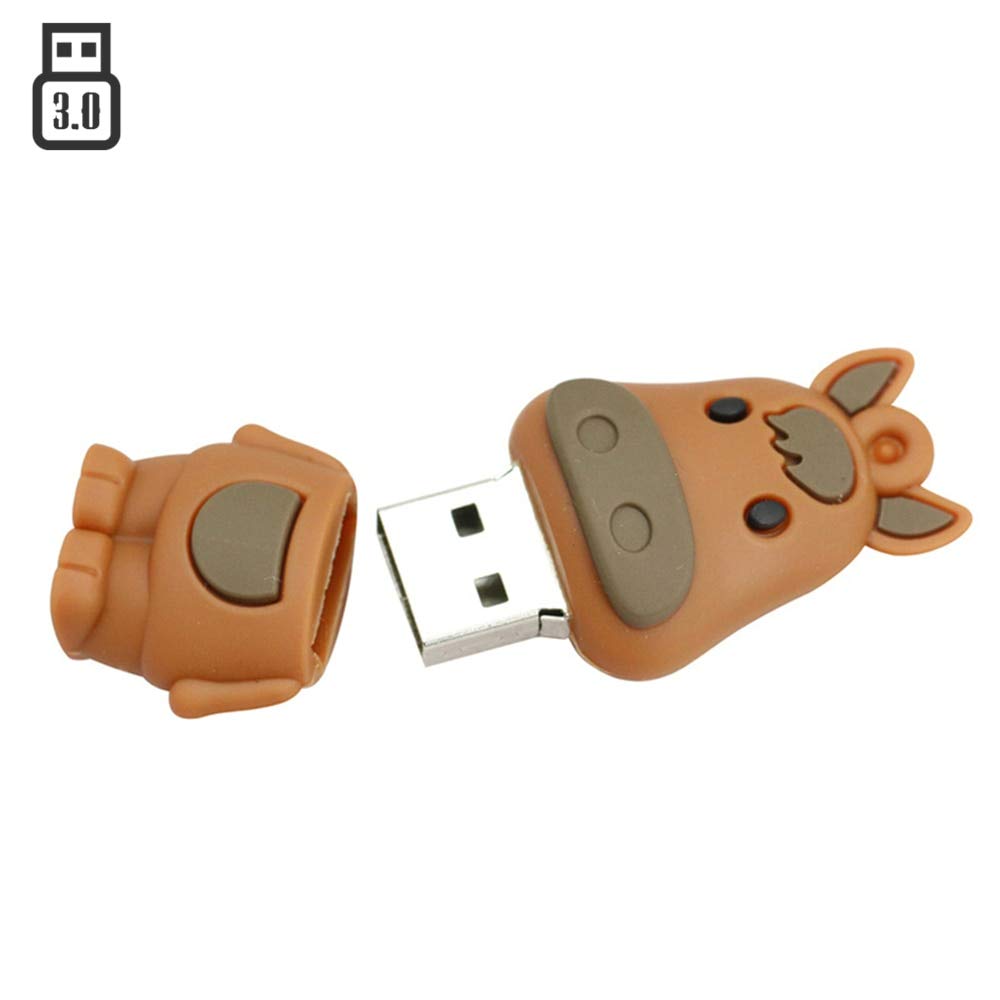 16GB 12 Animal Symbolic USB 3.0 Data Storage Zip Drive - Horse - 5