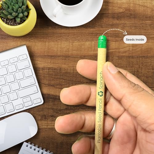 Image of Bombay Greens -50 Plantable Seed Pencils - Bio degradable Eco-Friendly Stationery for Corporate Gifting | Sustainable Gifts with Seeds - Pack of 50