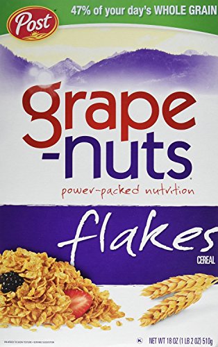 Grape-Nuts Cereal, Flakes, 18 oz, (pack of 3) - //coolthings.us