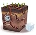 Funtime Gifts PL7160 My World Worm Garden Tank, 19.5 x 10.8 x 8.8 cm