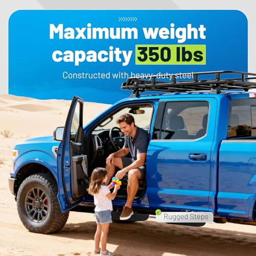 Estribos laterales compatibles con Ford F-150 SuperCrew 2015-2023 miniatura 6