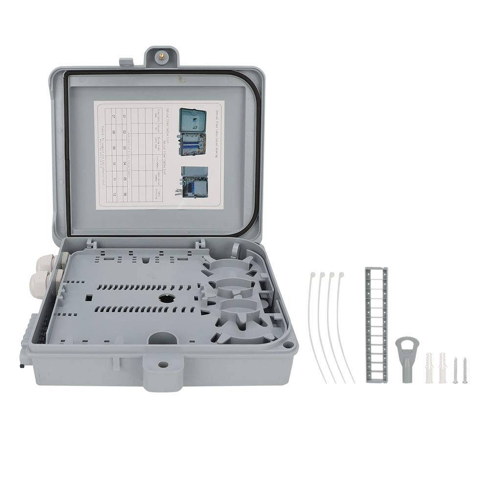 Fiber Optical Terminal Box,12 Core FTTH Fiber Optic Distribution Enclosure IP65