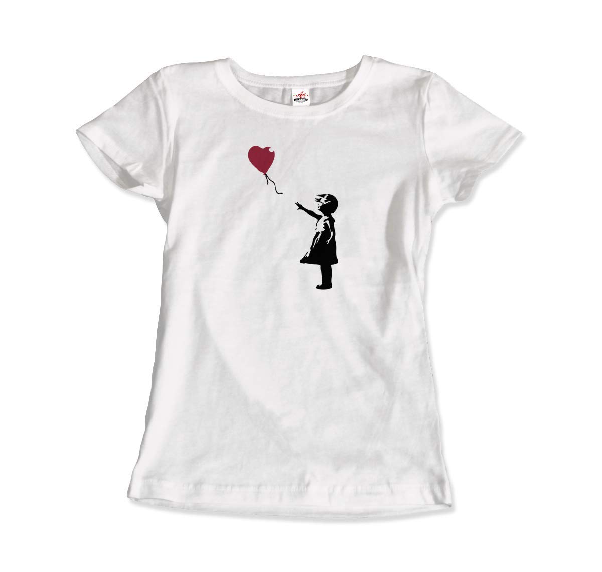 Banksy, Girl with Red Balloon, Street Art, Grafitti, Amazing Artwork T-Shirt (Adults, Kids, Short & Long Sleeve)