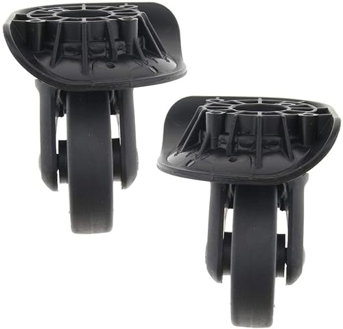 1ペア スイベルスーツケース 荷物ホイール交換用 キャスター トラベルバッグA90用