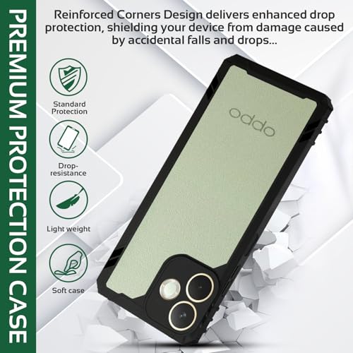 Image of AIBEX Crystal Clear Back Cover Case for Oppo A5 Pro 5G | 360 Protection | Shockproof | Transparent Non-Yellowing Back Case | Slim & Stylish (PC + TPU Bumper)