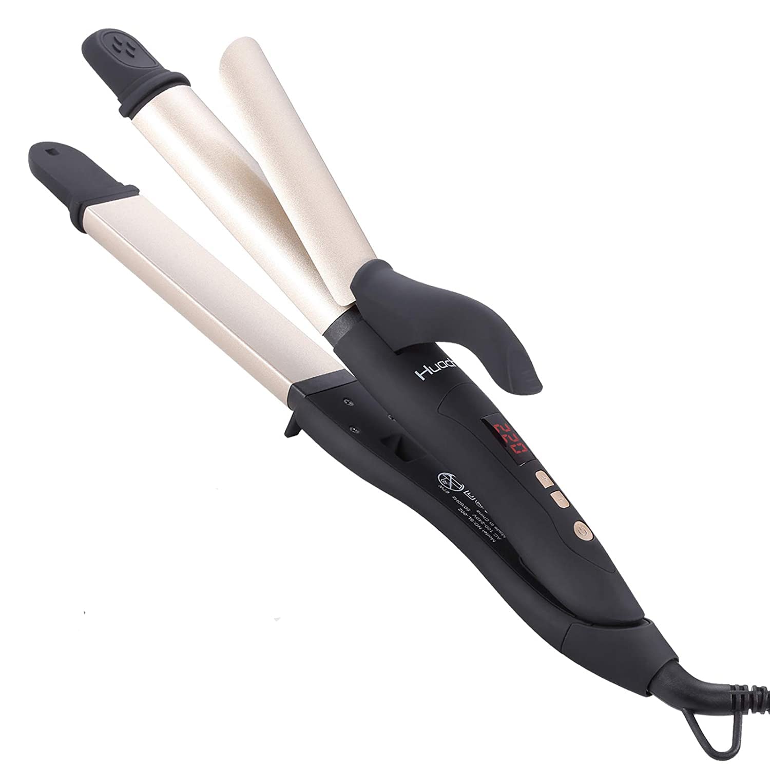 Huachi Curling Iron In Travel Straightener And Curler