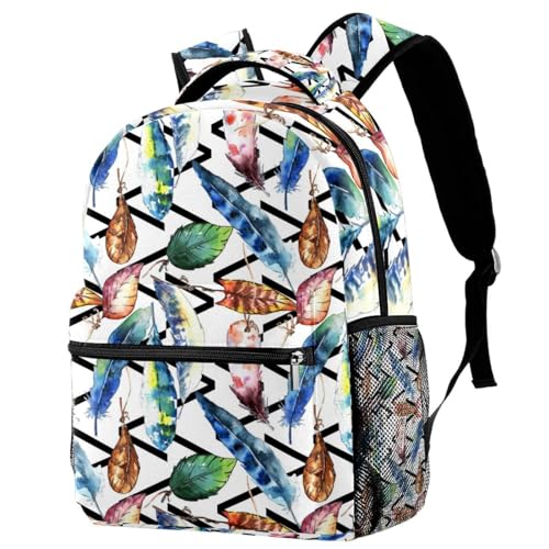Sac à dos d'école et voyage multicolore pour filles et garçons 40cm