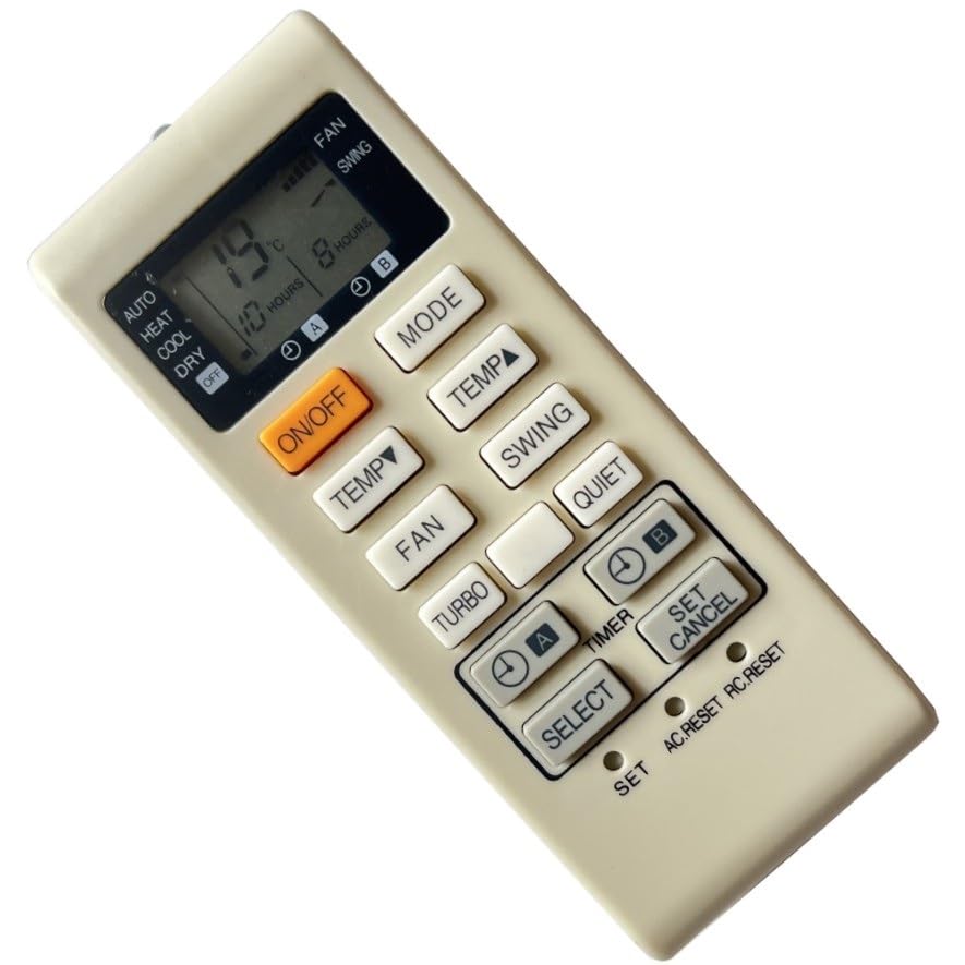 Telecomando Di Ricambio VINABTY Per Condizionatori Panasonic – Compatibile Con A75C, CS-UE, CU-UE E Modelli RE/YE