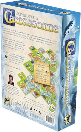 Image of Mists Over Carcassonne Board Game | Territory Building Strategy Game | Cooperative Family Game for Kids and Adults | Ages 8+ | 1-5 Players | Average Playtime 45 Minutes | Made by Z-Man Games