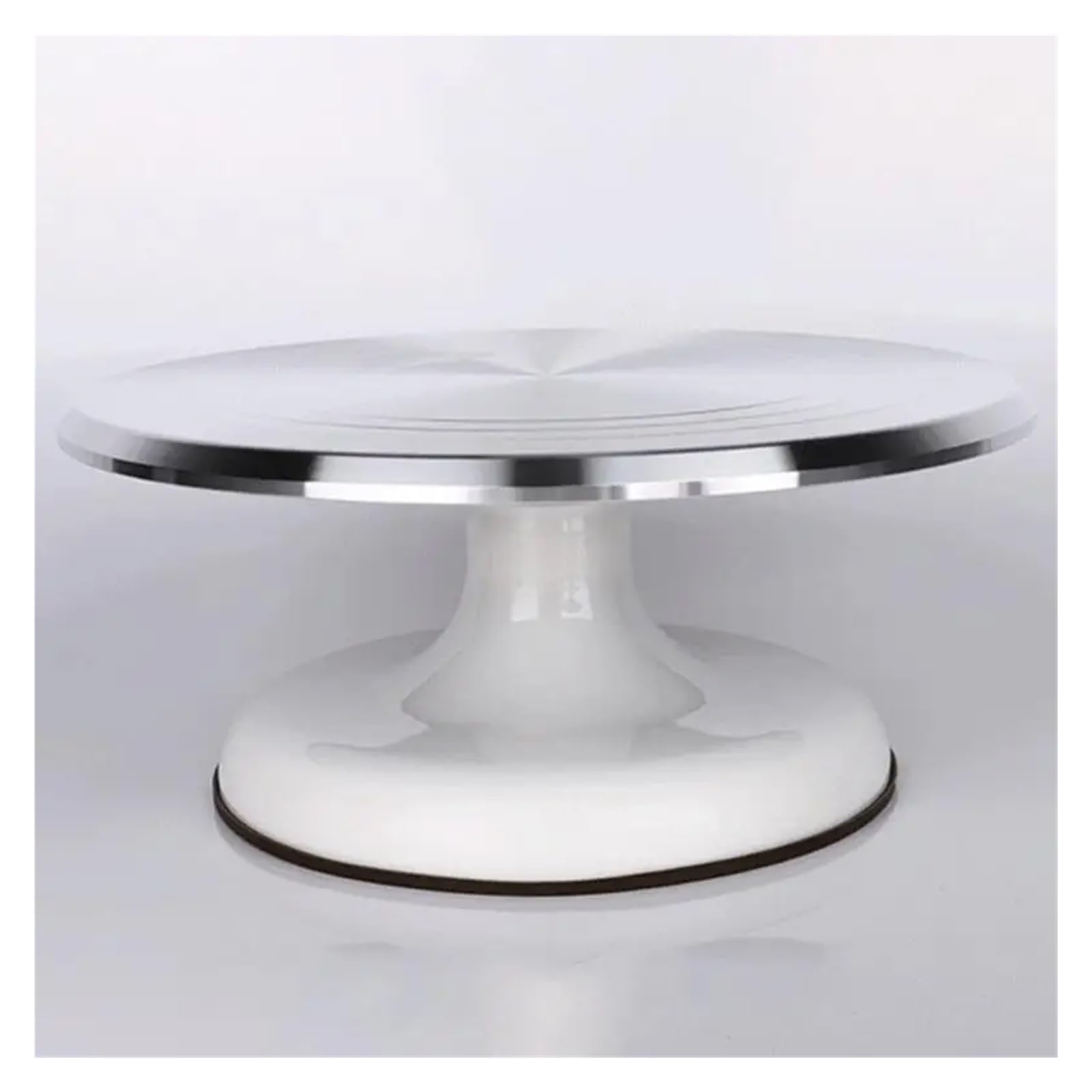Giradischi for torte da 10 pollici, giradischi for decorare , teglia antiscivolo in lega di alluminio, strumento cottura rotondo for la raccolta Per La Preparazione Di Torte(Green)