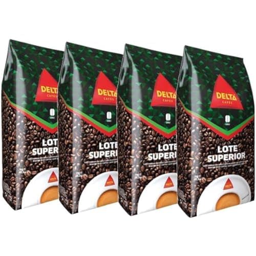 Delta Cafés Lote Superior - Café Grano Natural -Pack 4 Unidades x 1 Kg