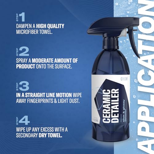 Gyeon ceramic detailer siO2 spray gloss enhancer miniatura 5