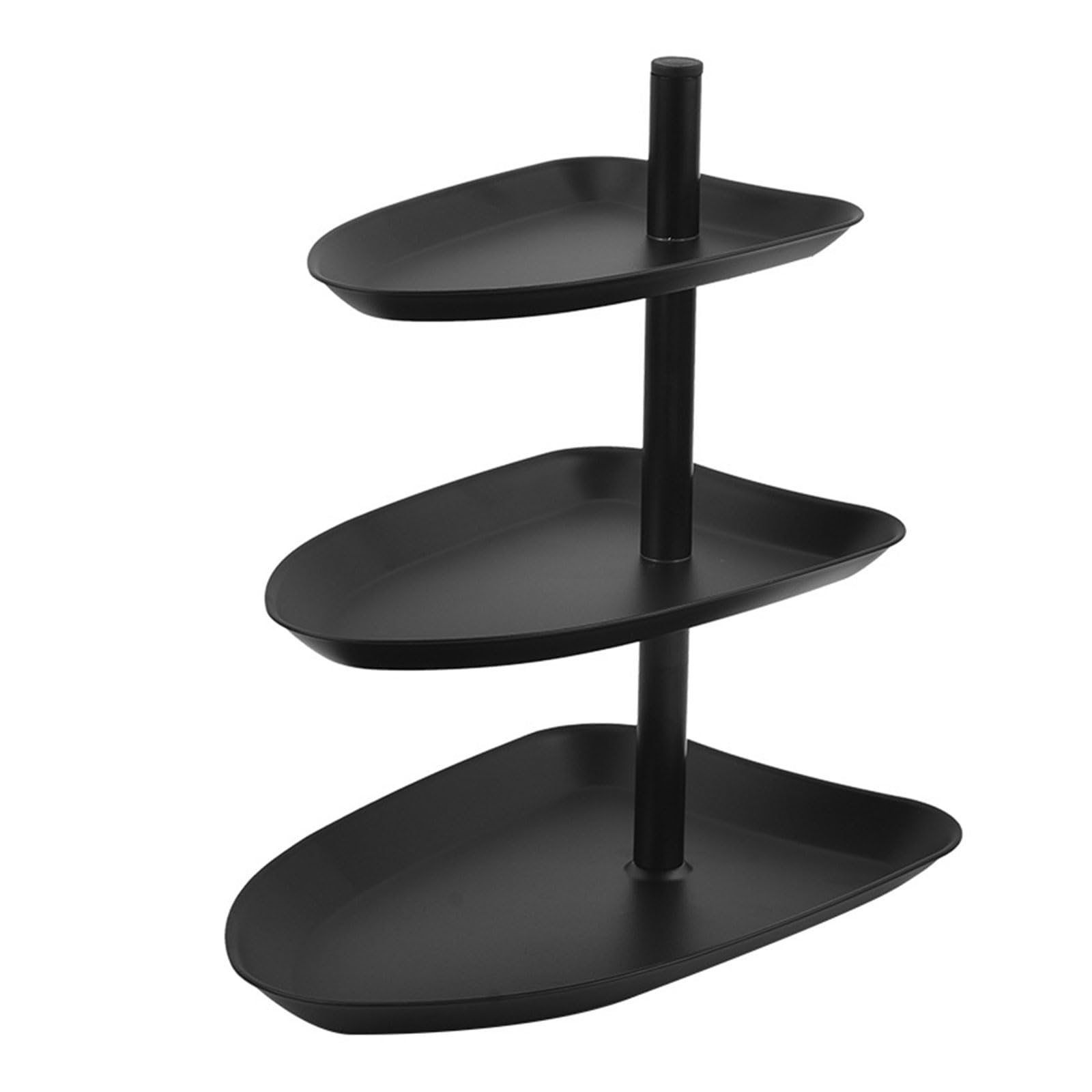 Elnwnnkc 430Stainless Steel Food Presentation Tray Multilayer Designs Multilayer Dessert Holder for Appetizers Dessert and Fruits Presentation Plate