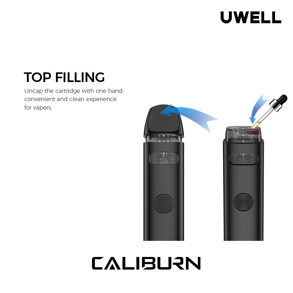 elfbar nachfüll pod läuft aus UWELL CALIBURN A2 Pod System E Cigarette Vape Kit, 2ml 520mAh 15W Nicotine  Free E Cig (Aqua Blue): Amazon.co.uk: Electronics & Photo