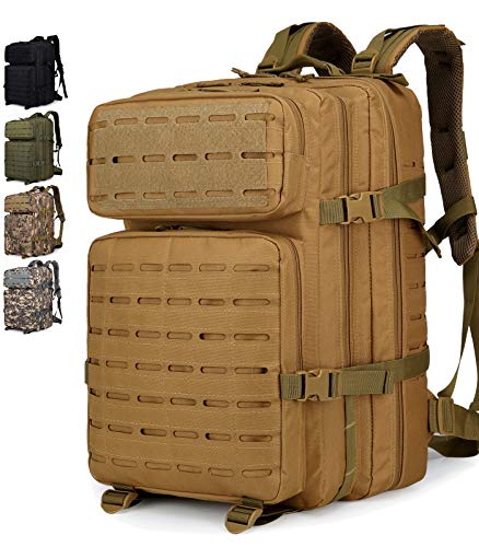 Doshwin 40L Mochila Militar Táctica  Corte Láser   Caqui