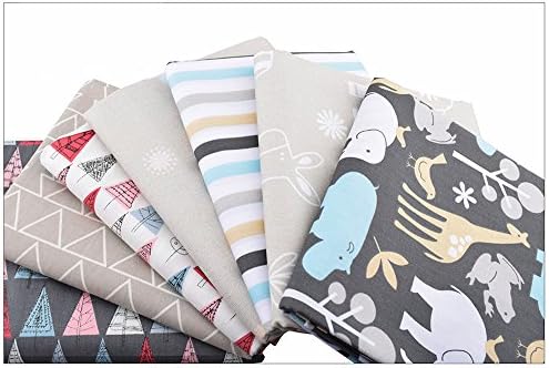 7pcs/lot, New Cartoon Series, Printed Twill Cotton Fabric,Patchwork Cloth,DIY Sewing Quilting