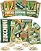 Produktbild ZenGreens® - Bio Zucchinisamen im 6er Set - 6 Zucchini Samen für den einfachen Anbau im Garten, Balkon oder Hochbeet - Pflanzensamen - Saatgut