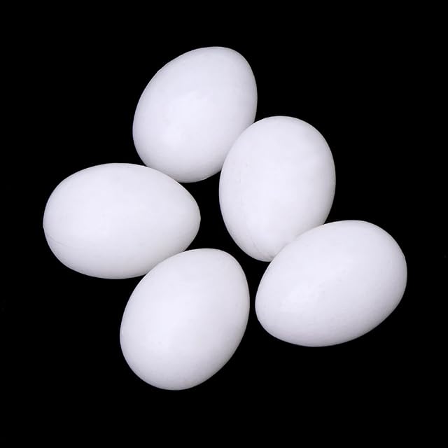 Foto 5 de 8 de 5 Huevos Artificiales para Loro, Huevos de Loro, Huevos Falsos para Incubar, para Loros