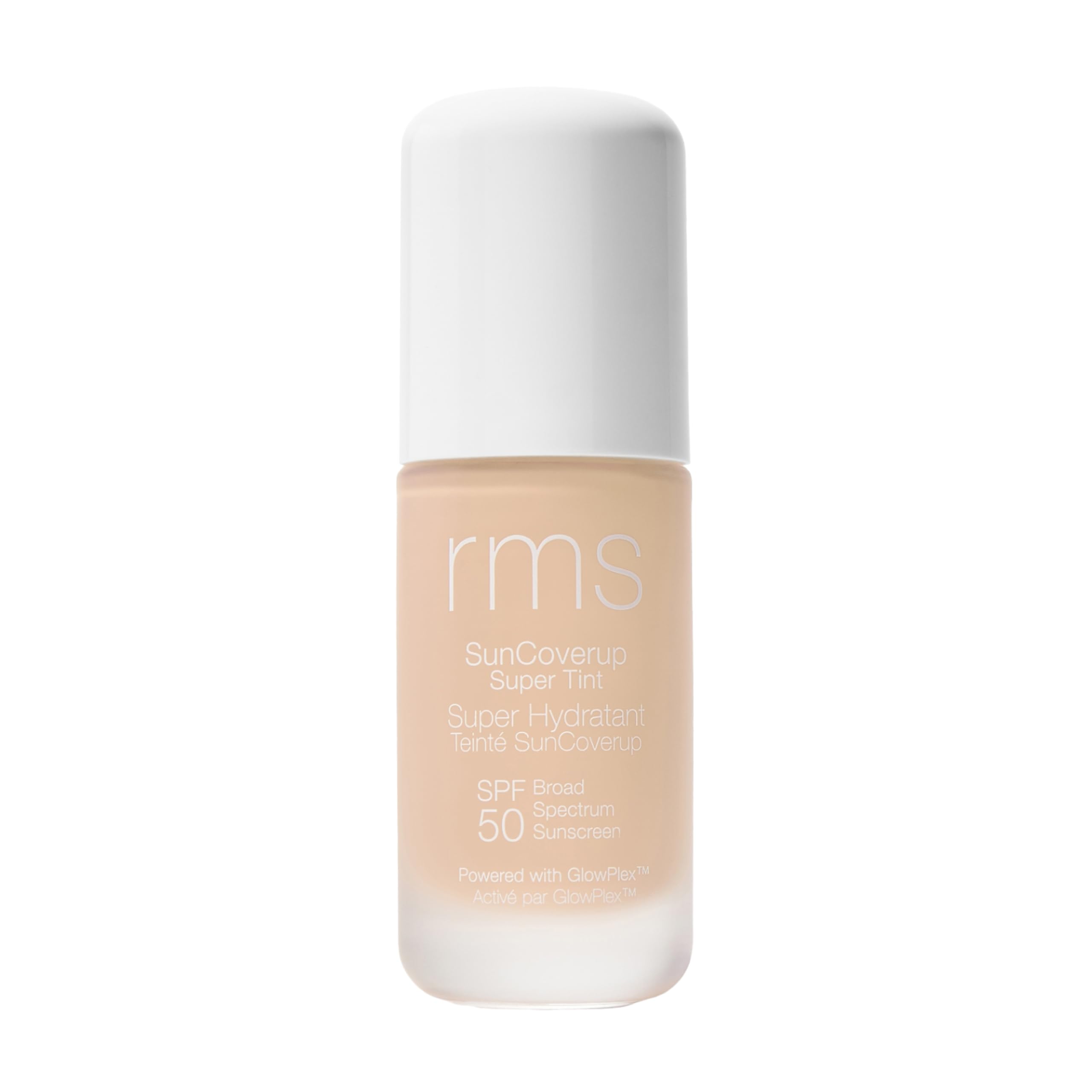 RMS Beauty SunCoverup SPF 50 – Broad Spectrum Mineral Sunscreen Foundation, Reef-Safe Zinc Oxide, Tinted Lightweight Sun Protection, Water-Resistant, 1 fl oz