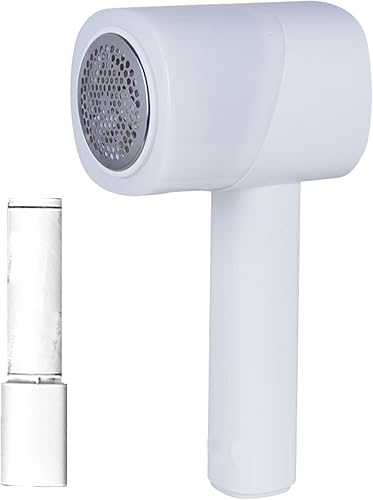 LOAAS Eliminadores de pelusas recargables 2 en 1 con limpiador de cinta TLR-300PLUS de tela blanca, desmenuzzer removedor de pelusas, pelusas y