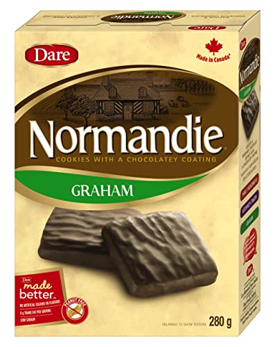 Normandie Graham - Chocolate Enrobed Crunchy Graham Cookies 280g