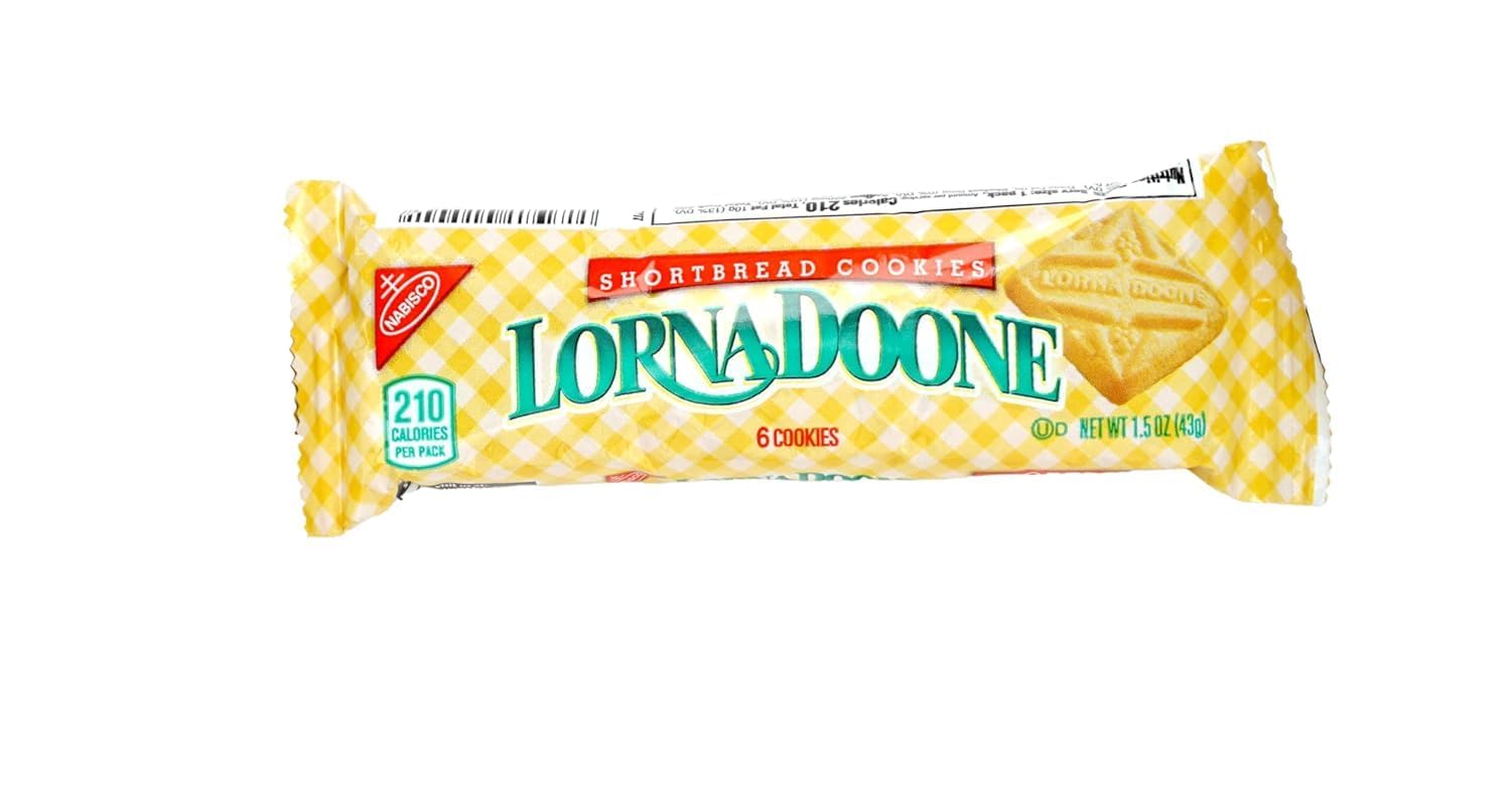 Lorrnna Doone Shortbread Cookies - 30 Pack - The Hampton Candy Company + edlvs sticker