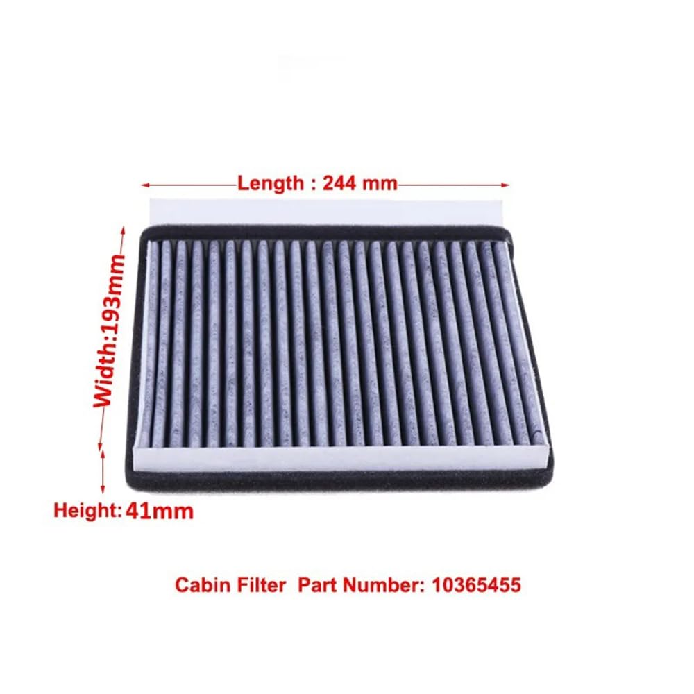 Filtr Powietrza Kabinowego dla MG ZS 1.5L 1.5VTI 2017-2020, 2 szt. Filtr powietrza samochodowego Filtr kabinowy 10365455/10334315