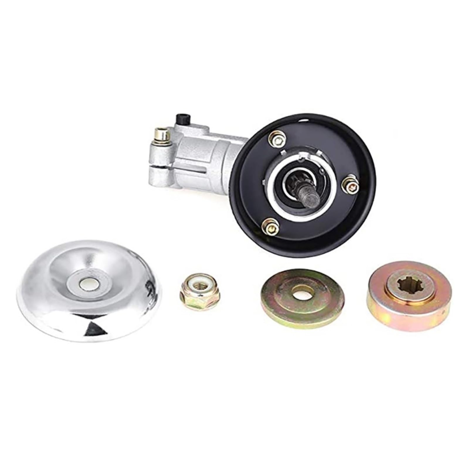 Tête d'engrenage pour tondeuse à gazon 26 mm/28 mm Tondeuse Gearbox Gearhead Débroussailleuse Tondeuse à gazon Remplacer la Tête de Changement Tondeuse Pièces Outil de Jardinage 7/9T (26-9)