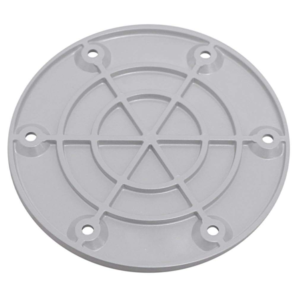 Base telescópica para patas de mesa de caravana, altura ajustable, pedestal de aleación de aluminio con perilla, soporte desmontable para barco, caravana, oficina, color plateado