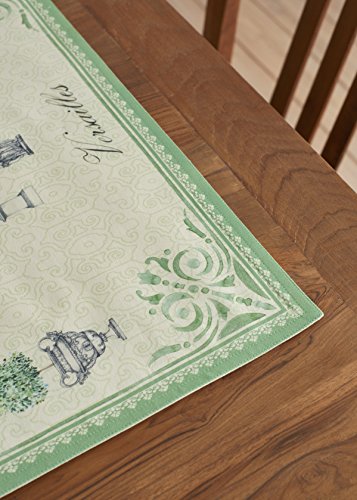 Maison d' Hermine Placemats Set of 4 100% Cotton Washable Reusable Table Mats for Home Kitchen Dining Party Wedding Restaurant Gifts for Mothers Day (Jardin Du Roy - Image 2