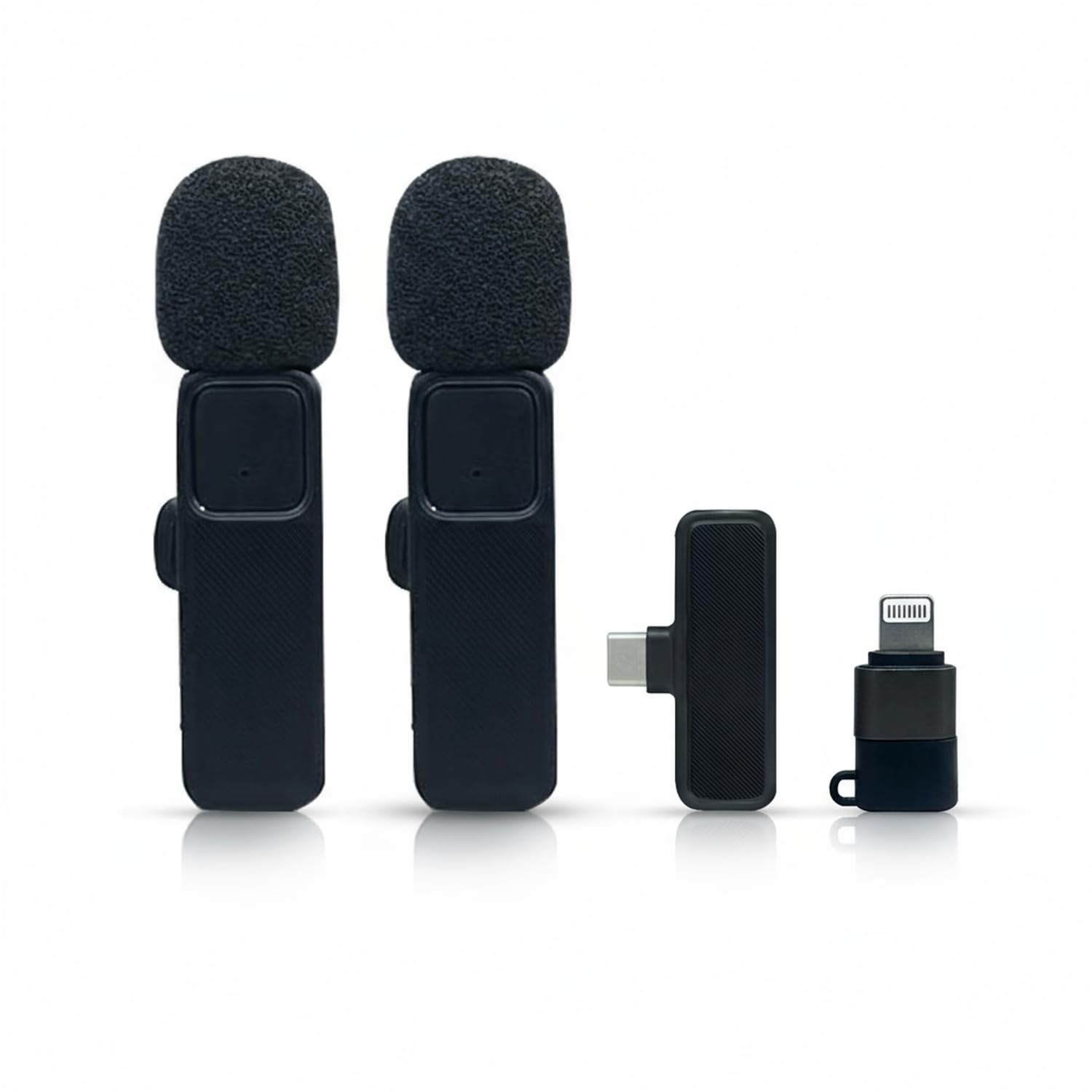 Humble M13 Omnidirectional Lavalier Wireless Microphone for Type-C & iPhone, Noise Reduction Lapel Mic for YouTube, Vlogging, Singing, Video Recording, Podcast – 2 Transmitter Mics with 1 Receiver-image-30