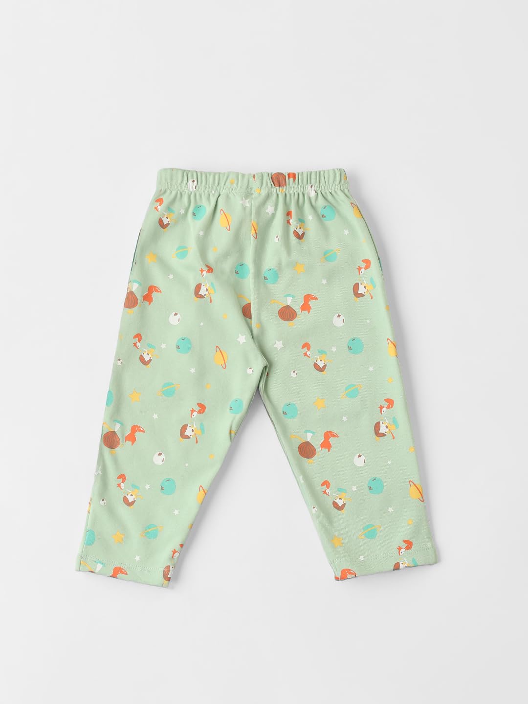 Nautinati Infant Printed Pure Cotton Leggings |Packs | Age 0-2Years Orange - Image 5 thumbnail
