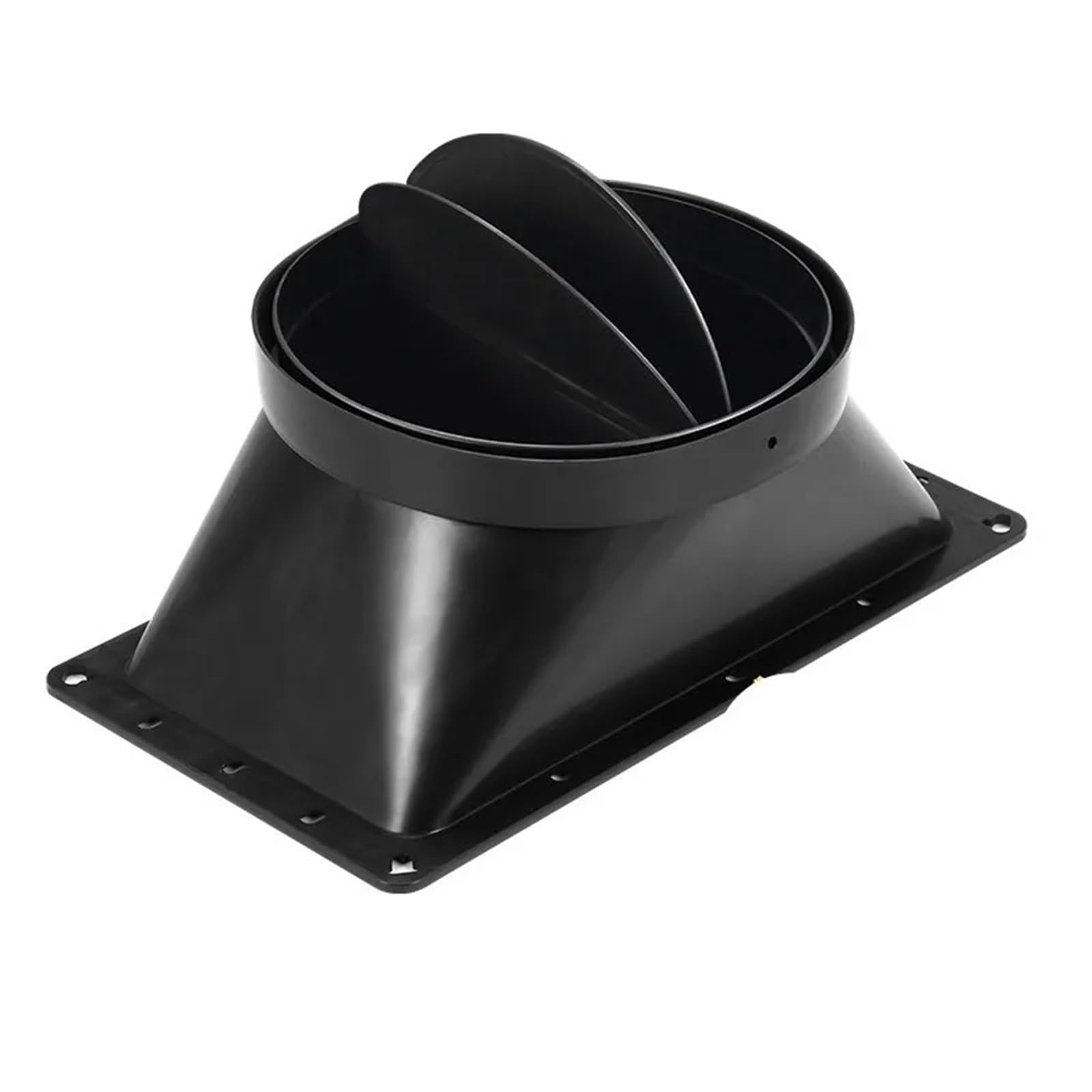 rejilla de ventilación ajustable Soporte De Base For Tubo De Escape, Conector De Tubo De Aluminio, Piezas For Campana Extractora De Cocina, Válvula De(7 layers)