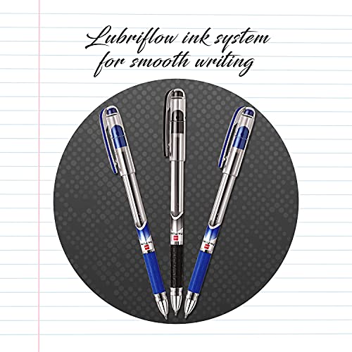 Image of Cello Aspro Mavro Black Ball Pen Pack of 50 Pinpoint Ball Pen Jar of 25 Faster Grip Ball Pens | Pack of 60