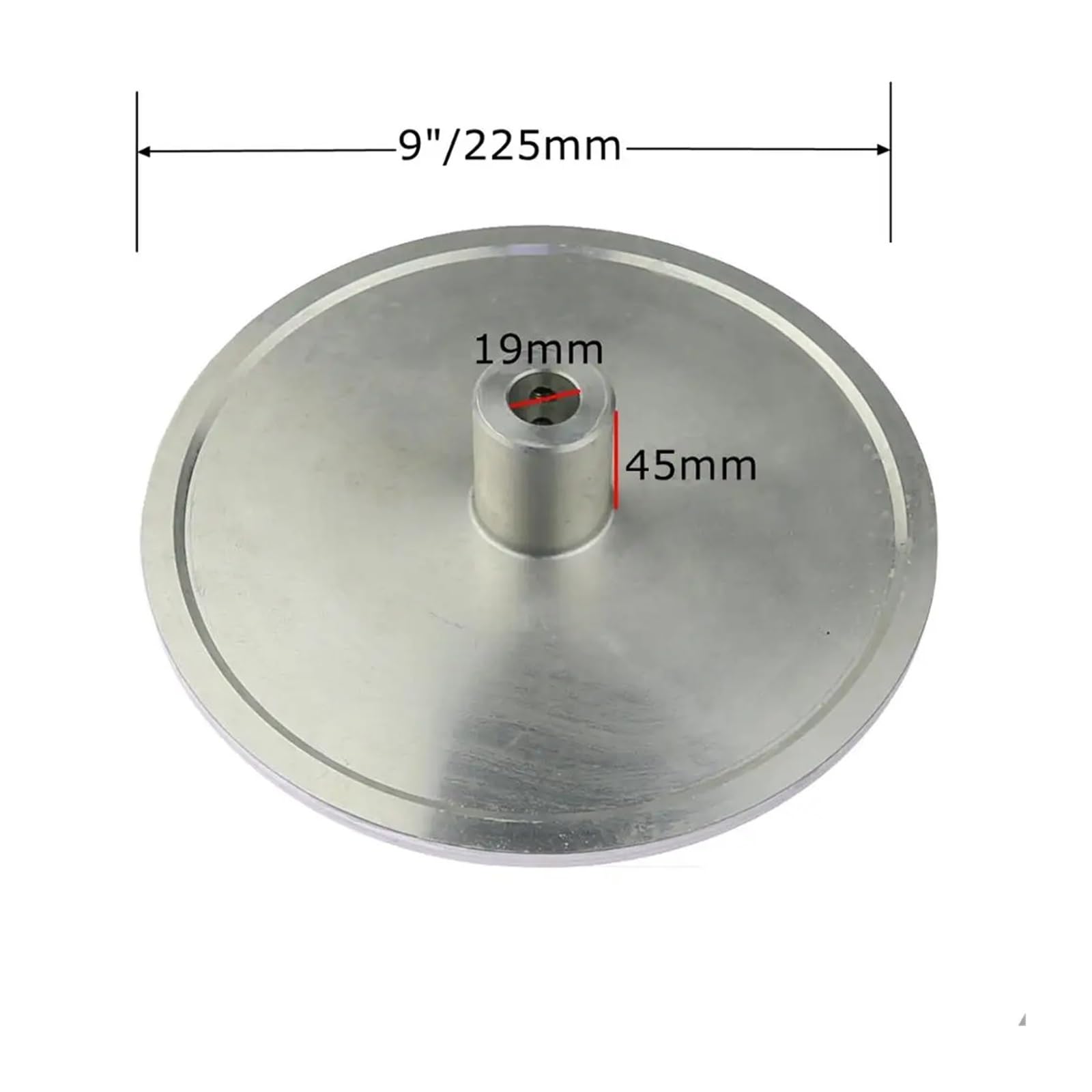 Disque De Plaque D'aluminium De Meulage Et De Polissage 4 "/6"/8 "pour Machine Plate
