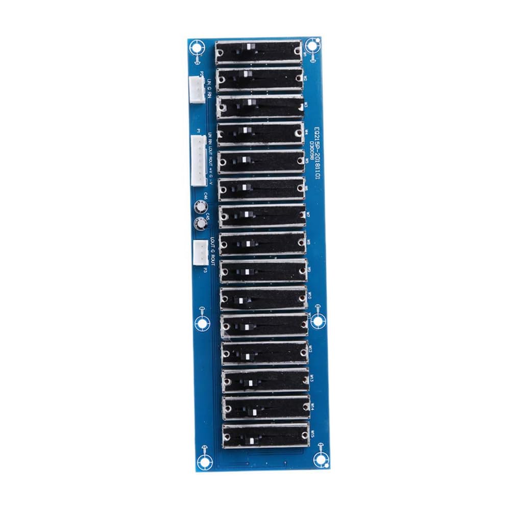 EQ Equalizer Board Stage Professional Tone Vorverstärker Stereo 15 Road Preamp Equalizer Netzteil