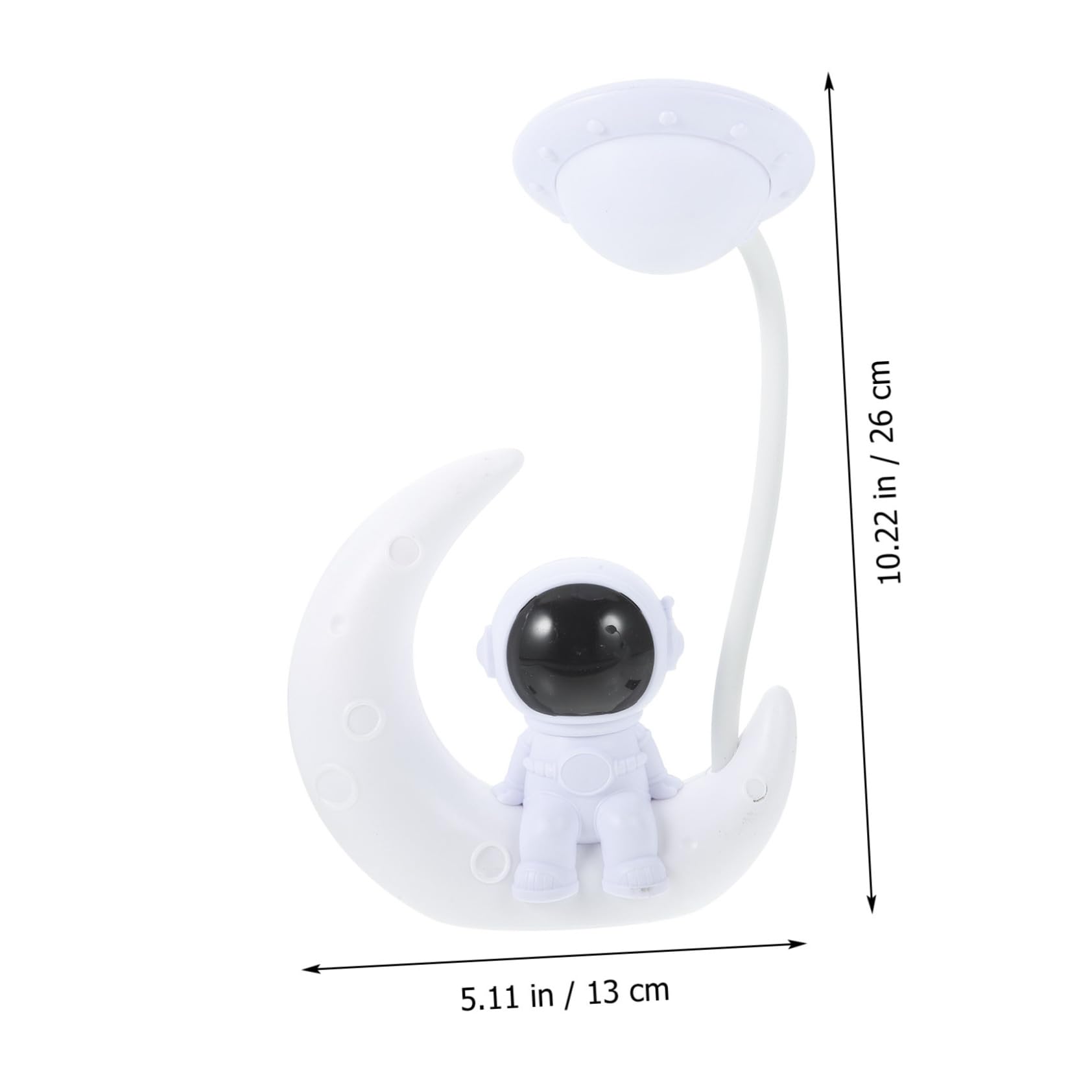 Homoyoyo Lámpara Nocturna Astronauta Lunar USB para Niños, 2 Juegos